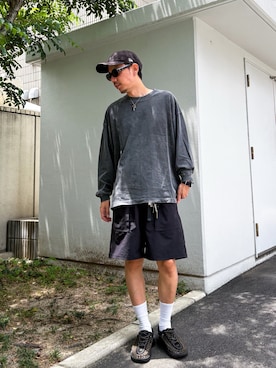 「アイテム（サンダル）」を使った、 K-taさん（メンズ・170cm・40代）の夏コーディネート