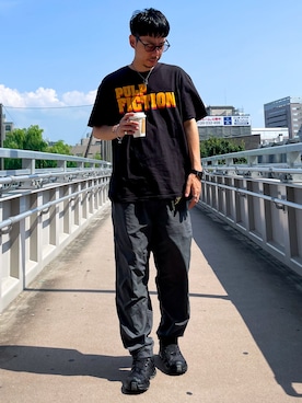 「NYLAUS（ナイラス）のアイテム（パンツ）」を使った、 K-taさん（メンズ・170cm）の秋コーディネート