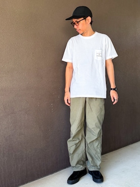 「CONVERSE（コンバース）のCONVERSE/コンバース CS MOCCASINS SK OX モカシン スニーカー スケートボード 34201150/34201151（スニーカー）」を使った、 K-taさん（メンズ・170cm・30代）の夏コーディネート