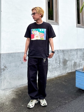 「Supreme （シュプリーム）のアイテム」を使った、 K-taさん（メンズ・170cm）の夏コーディネート