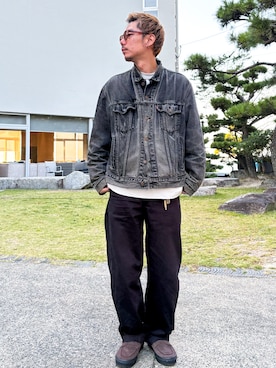 「アイテム（スニーカー）」を使った、 K-taさん（メンズ・170cm・40代）の秋コーディネート