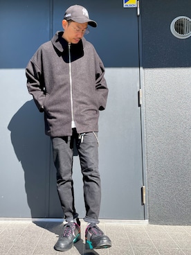 「黒パンツ」｜ K-taさん（メンズ・170cm・30代）の秋コーディネート