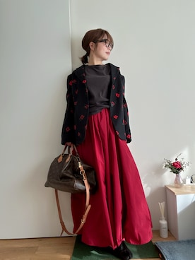 「アイテム（テーラードジャケット、その他）」を使った、Mitsiさん（レディース・153cm）の秋コーディネート