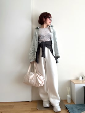 「CELINE（セリーヌ）のアイテム」を使った、Mitsiさん（レディース・153cm）の春コーディネート