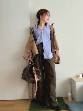 「アイテム（ファッション雑貨）」を使った、Mitsiさん（レディース・153cm）の秋コーディネート