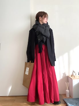 「yae（ヤエ）のアイテム」を使った、Mitsiさん（レディース・153cm）の冬コーディネート