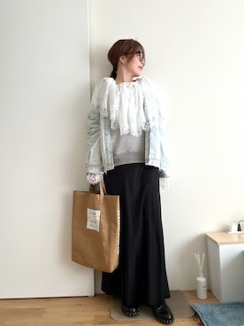 「CELINE（セリーヌ）のアイテム」を使った、Mitsiさん（レディース・153cm）の春コーディネート