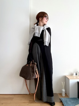 「CELINE（セリーヌ）のアイテム」を使った、Mitsiさん（レディース・153cm）の春コーディネート