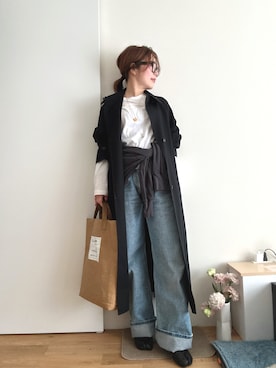 Mitsiさん（レディース・153cm）の春コーディネート