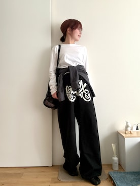 「Maison Margiela（メゾンマルジェラ）のアイテム」を使った、Mitsiさん（レディース・153cm）の春コーディネート