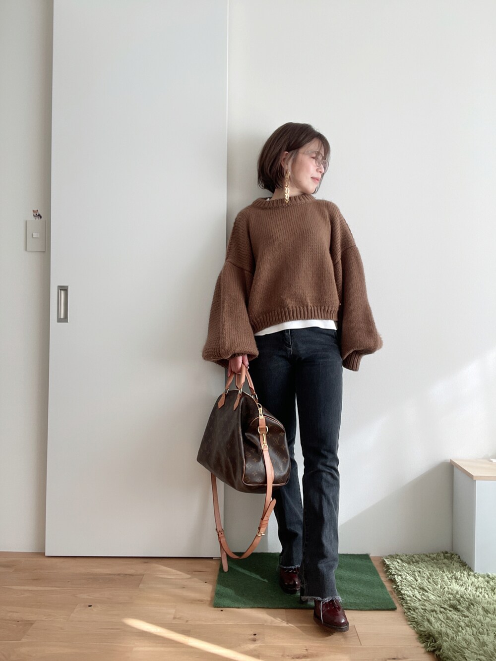 LOUIS VUITTONのピアス（片耳用）を使った人気ファッション