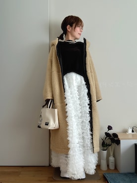 Mitsiさん（レディース・153cm）の冬コーディネート