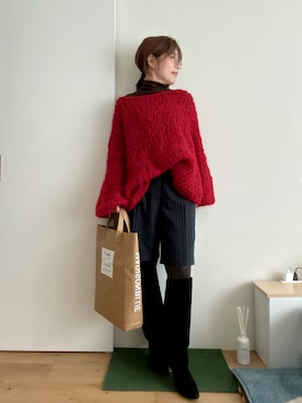 「AMERICAN HOLIC（アメリカンホリック）のアイテム」を使った、Mitsiさん（レディース・153cm）の秋コーディネート