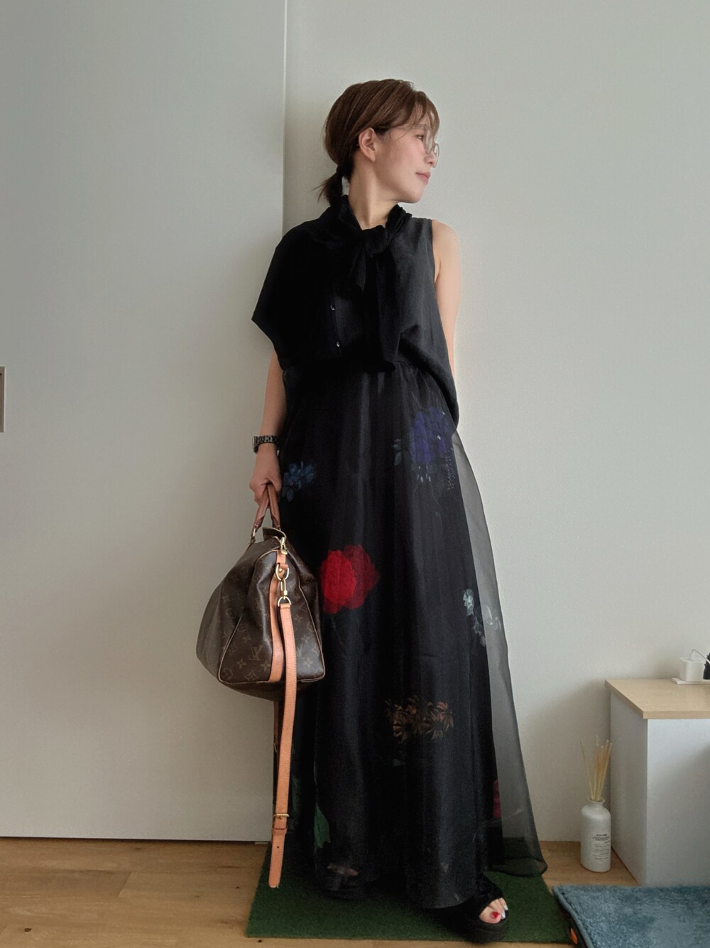 Ameri（アメリ）の「AMANDA SHEER PLEATS SKIRT（スカート）」 - WEAR