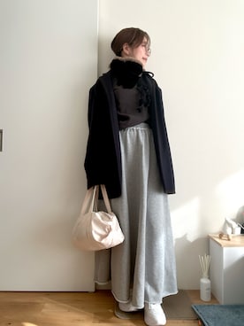 「AKTE（アクテ）のアイテム」を使った、Mitsiさん（レディース・153cm）の冬コーディネート