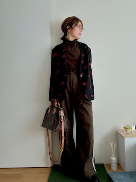 「アイテム（Tシャツ/カットソー）」を使った、Mitsiさん（レディース・153cm）の秋コーディネート