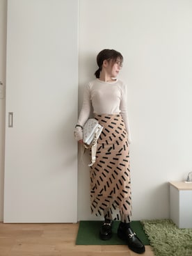 「Pippichic（ピッピシック）のアイテム」を使った、Mitsiさん（レディース・153cm）の春コーディネート