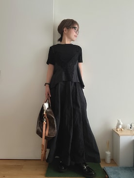 「着回しコーデ」｜Mitsiさん（レディース・153cm）の夏コーディネート