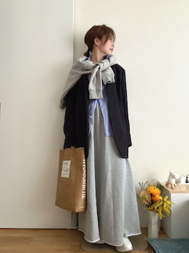 「MADISON BLUE（マディソンブルー）のアイテム」を使った、Mitsiさん（レディース・153cm）の冬コーディネート