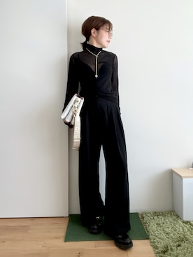 「Pippichic（ピッピシック）のアイテム」を使った、Mitsiさん（レディース・153cm）の春コーディネート