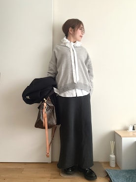 「IENA（イエナ）のアイテム」を使った、Mitsiさん（レディース・153cm）の春コーディネート