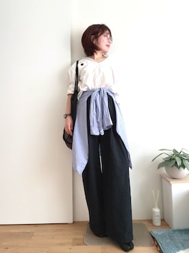 「MARNI（マルニ）のアイテム」を使った、Mitsiさん（レディース・153cm）の夏コーディネート