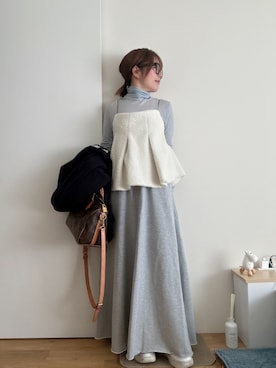 「RIM.ARK（リムアーク）のアイテム」を使った、Mitsiさん（レディース・153cm）の冬コーディネート