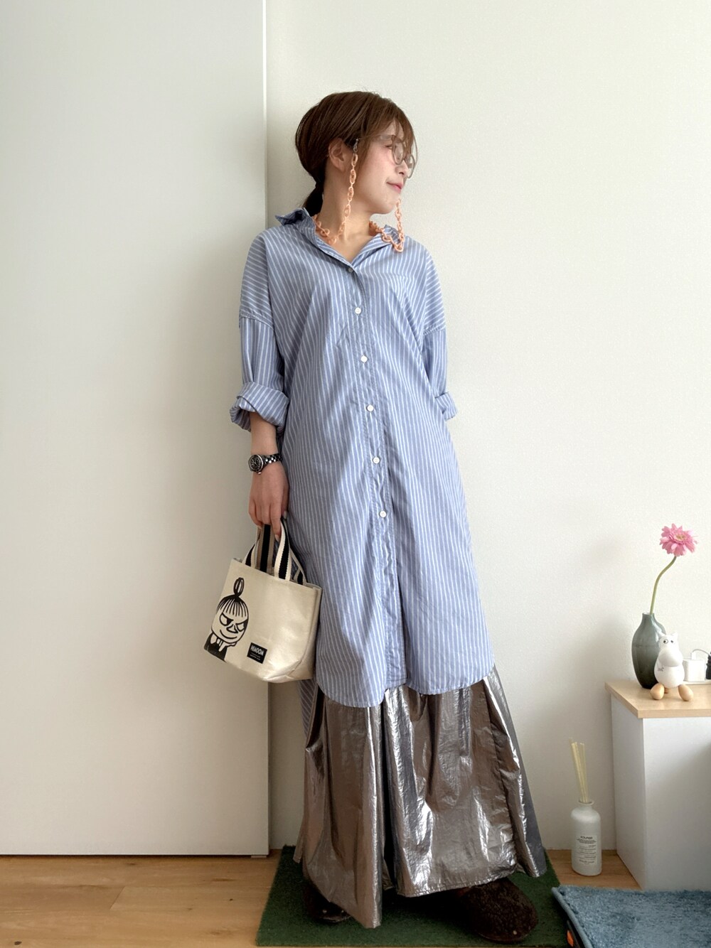 REMI RELIEF/レミレリーフ】シャツワンピース