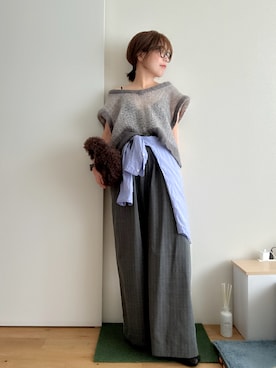 「Deuxieme Classe（ドゥーズィエムクラス）のアイテム」を使った、Mitsiさん（レディース・153cm）の秋コーディネート