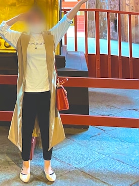 「アイテム（トレンチコート）」を使った、あやかさん（レディース・158cm・20代）の春コーディネート