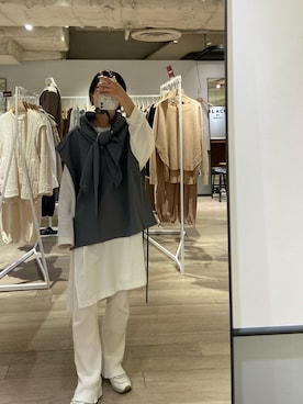 「アイテム（スマホケース/カバー）」を使った、nanakimuraさん（レディース・155cm）の冬コーディネート