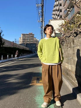 「Chuck Taylor」｜nanakimuraさん（レディース・155cm）の冬コーディネート