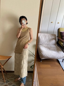 「アメスリ」｜nanakimuraさん（レディース・155cm）の夏コーディネート