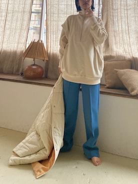 青パンツ のレディース人気ファッションコーディネート Wear