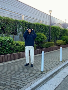 「サングラススタイル」｜「アイテム（その他トップス）」を使った、nanakimuraさん（レディース・155cm）の冬コーディネート