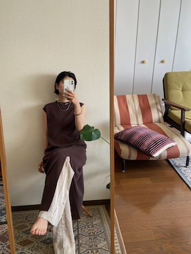 ワンピースを使った ボーイッシュ の人気ファッションコーディネート Wear