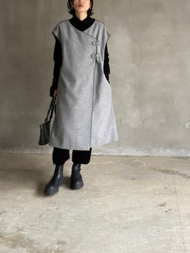 「アイテム（その他トップス）」を使った、nanakimuraさん（レディース・155cm）の秋コーディネート