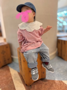 「アイテム（ママ＆ベビー）」を使った、　ak0u0さん（キッズ・80cm）の秋コーディネート