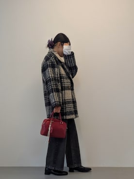 「アイテム（シュシュ）」を使った、ぱふさん（レディース・164cm）の秋コーディネート