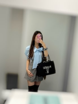 「RESEXXY（リゼクシー）のアイテム（その他パンツ）」を使った、amblack1031さん（レディース・163cm）の秋コーディネート