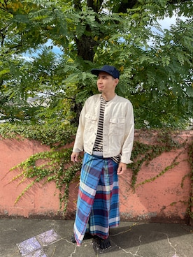 「アイテム（寝具）」を使った、arinami_YUUKIさん（メンズ・173cm）の秋コーディネート