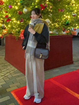 「アイテム（ナイロンジャケット）」を使った、jeuxbpdwttmさん（レディース・159cm）の秋コーディネート