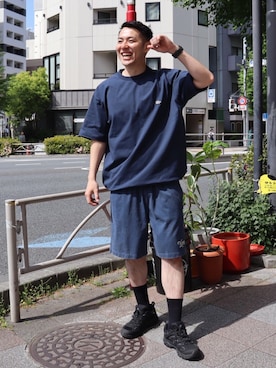 「KEBOZ（ケボズ）のアイテム」を使った、ryotakobayashi1995さん（メンズ・186cm）の春コーディネート