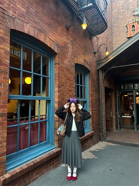 「UNIQLO（ユニクロ）のアイテム（ブルゾン）」を使った、aoeieさん（レディース・153cm）の秋コーディネート