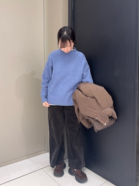「URBAN RESEARCH Sonny Label（アーバンリサーチサニーレーベル）のアイテム（パンツ）」を使った、kanaさん（レディース・162cm）の冬コーディネート