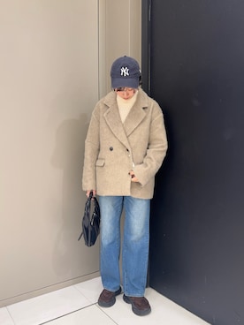 「URBAN RESEARCH Sonny Label（アーバンリサーチサニーレーベル）のアイテム（パンツ）」を使った、kanaさん（レディース・162cm）の冬コーディネート