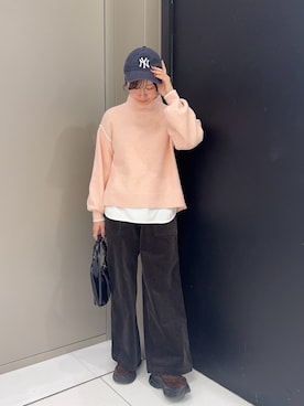 「URBAN RESEARCH Sonny Label（アーバンリサーチサニーレーベル）のアイテム（パンツ）」を使った、kanaさん（レディース・162cm）の冬コーディネート