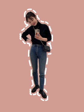 mizuhoさん（レディース・156cm）の冬コーディネート