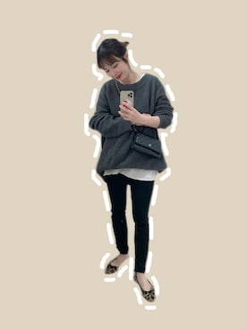 mizuhoさん（レディース・156cm）の冬コーディネート