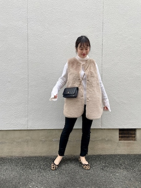 mizuhoさん（レディース・156cm）の冬コーディネート